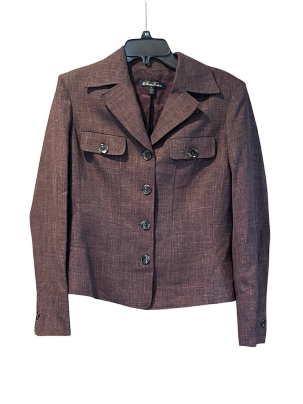 Brooks Brothers Purple Summertime Fabric Loro Piana Blazer Women’s Jacket 10